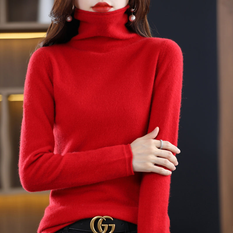 Audrey rullekravepullover – elegant uldpullover til kolde dage