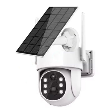 Drahtlose Überwachungskamera für den Außenbereich | Solarpanel-Stromversorgung | HD-Bilder