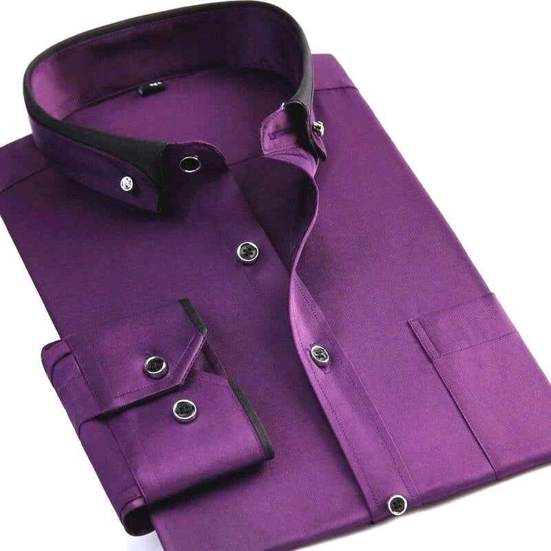 Chemise à manches longues Devako pour hommes
