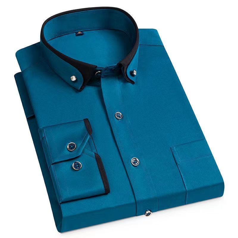 Chemise à manches longues Devako pour hommes