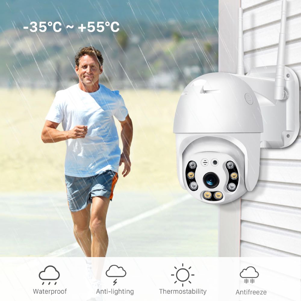 Telecamera esterna X001 - Full-HD, rilevamento del movimento e audio bidirezionale