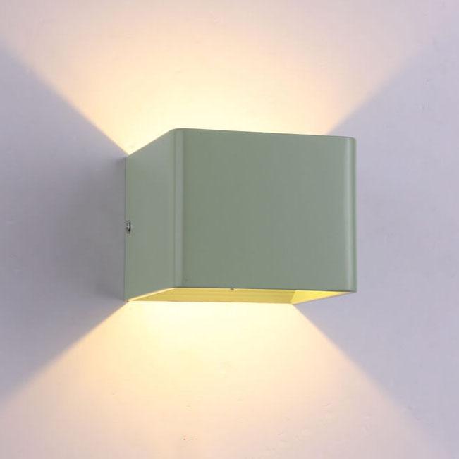LuxorLight - Stilvolle quadratische LED-Wandleuchten aus Aluminium