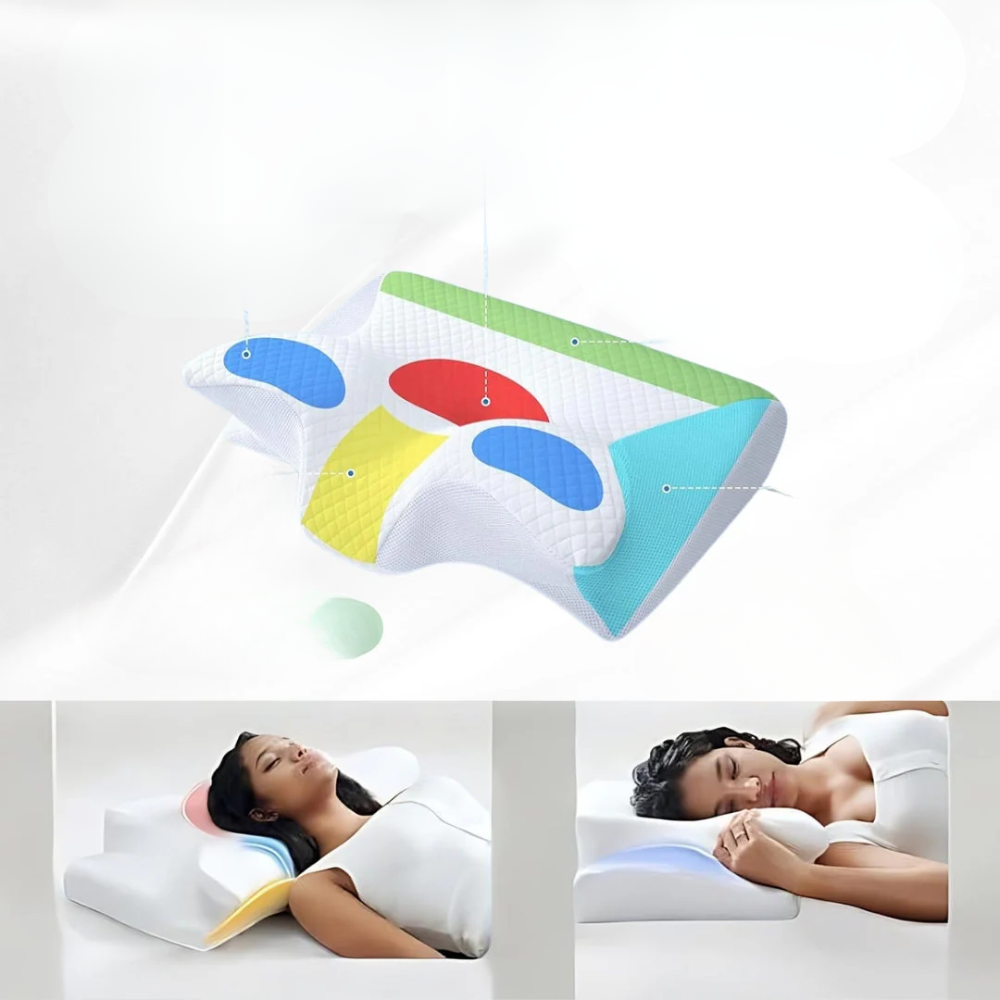 SpineSupport Pillow - Ergonomisches Design für komfortablen Schlaf