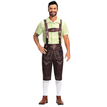 AlpenHo – Traditionelle Kinderlederhose mit Hemd & Stickerei