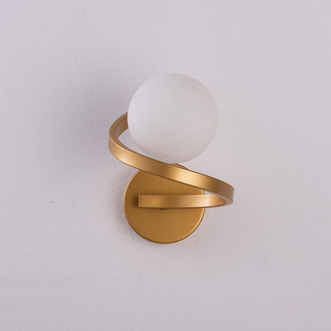 GlowFlex - Moderne gebogene minimalistische Wandleuchte aus Eisen