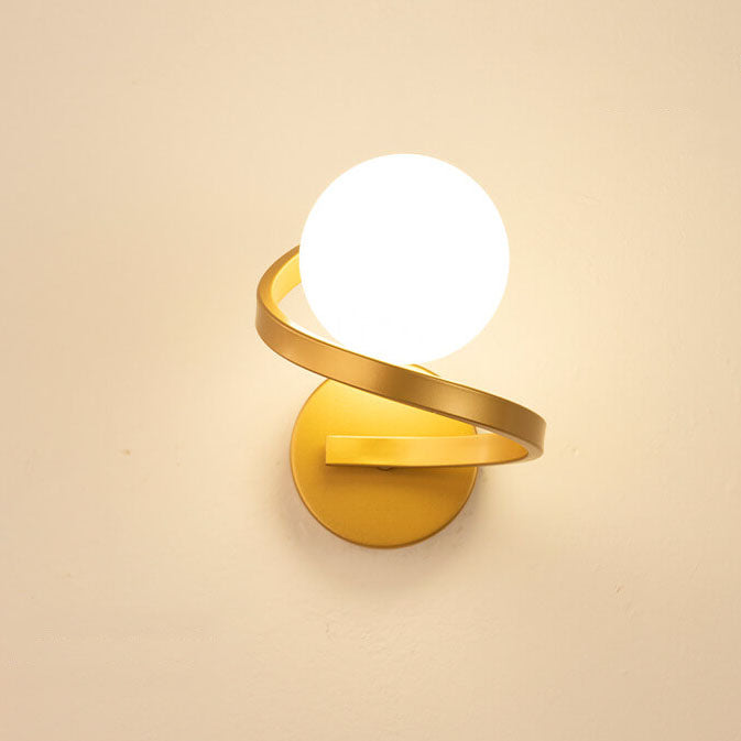 GlowFlex - Moderne gebogene minimalistische Wandleuchte aus Eisen