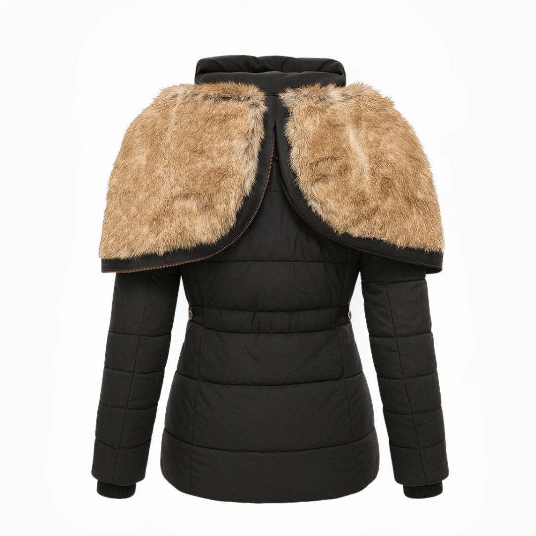 Aniek Damen-Winterjacke mit weicher Kunstfellfütterung für elegante Wärme