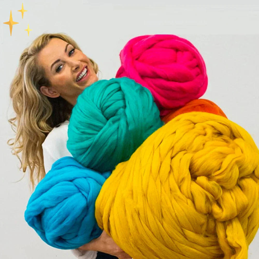 LuxeWool Chunky XL – Kuschelige Luxuswolle trifft stilvolles DIY-Design