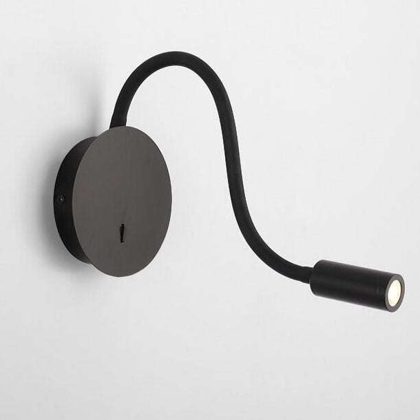 FlexiGlow - Moderne LED-Wandleuchte mit 360 Grad verstellbarem Licht