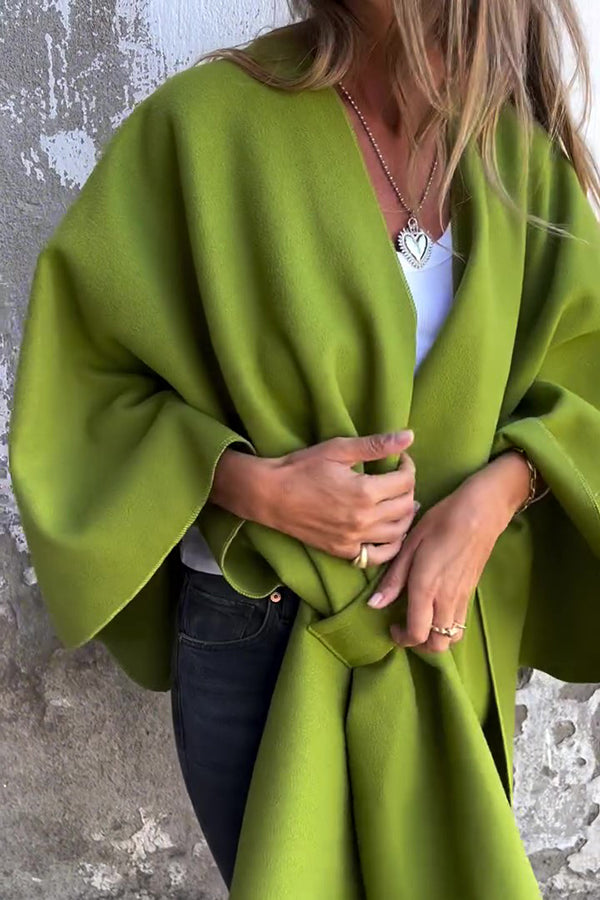 Waike Jacket - Lockere Cape-Jacke mit V-Ausschnitt für Frauen