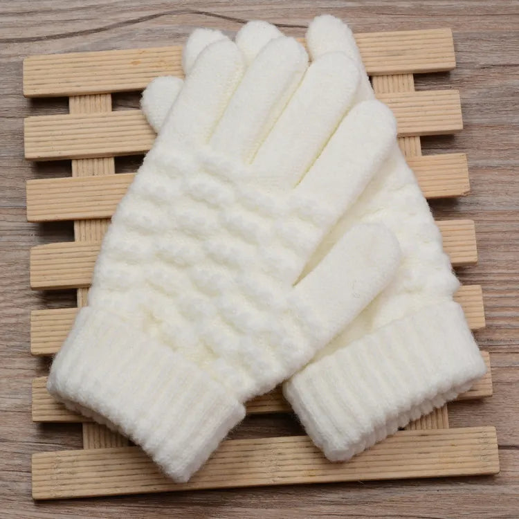 Gestrickte Touchscreen-Handschuhe für Frauen - Amara