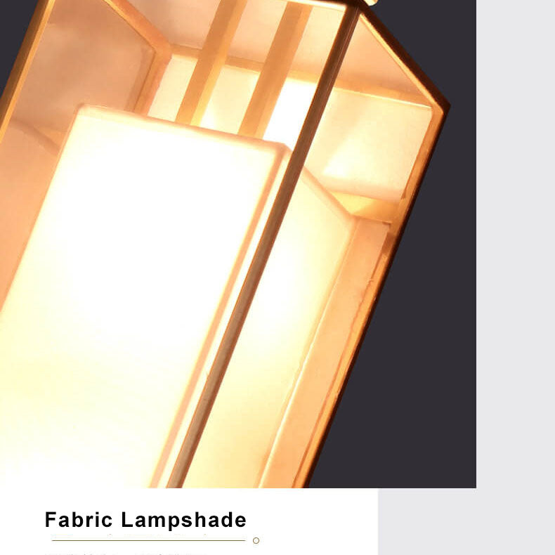 ArtiLuxe - Minimalistisk 1-lys væglampe "Kinesiske elementer" fra Fabric
