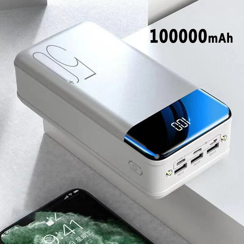 VoltEdge – Powerbank 50.000 mAh Schnellladung – ideal für Reisen