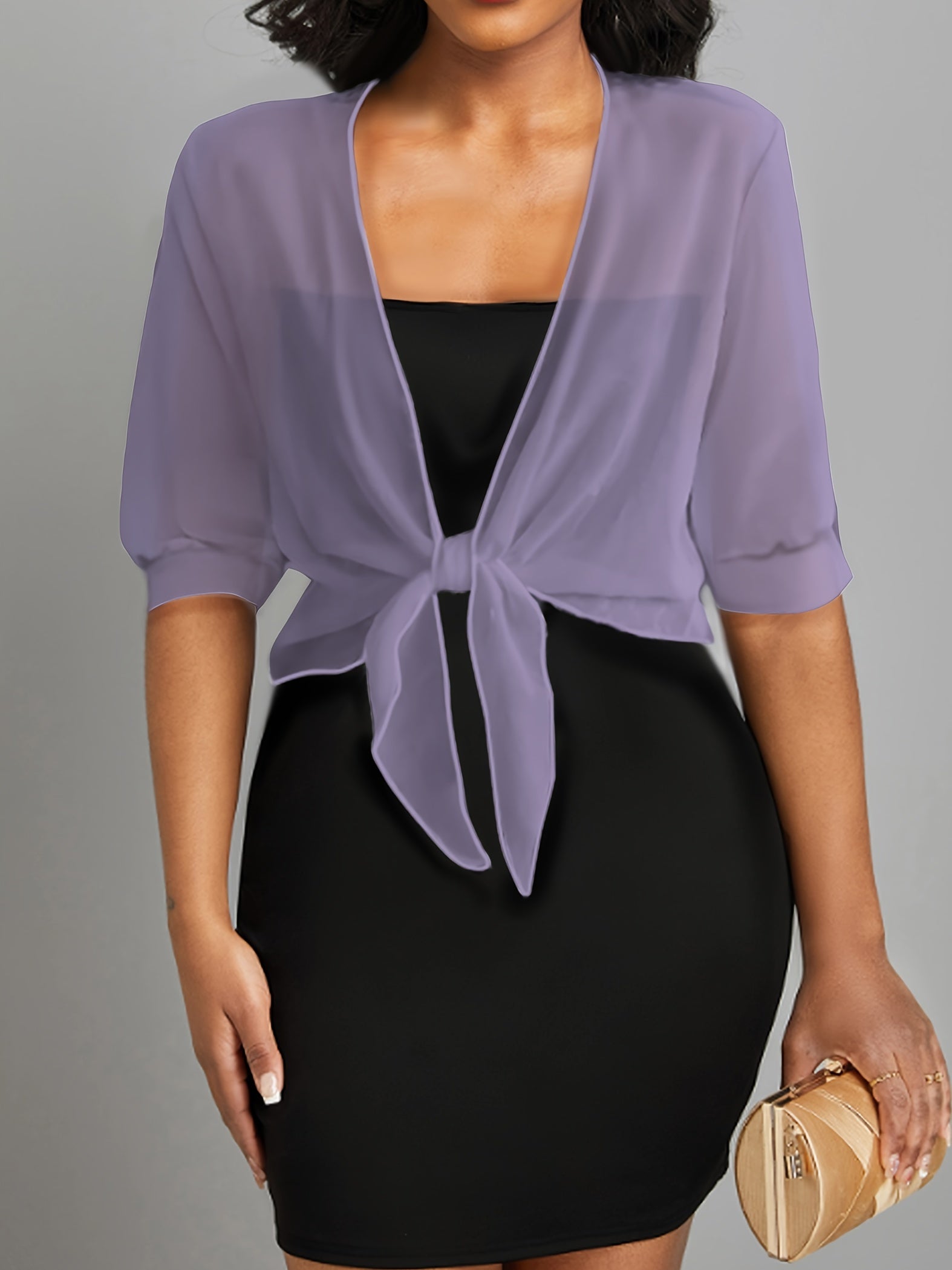 Weiße Bluse mit offener Front - Hilma