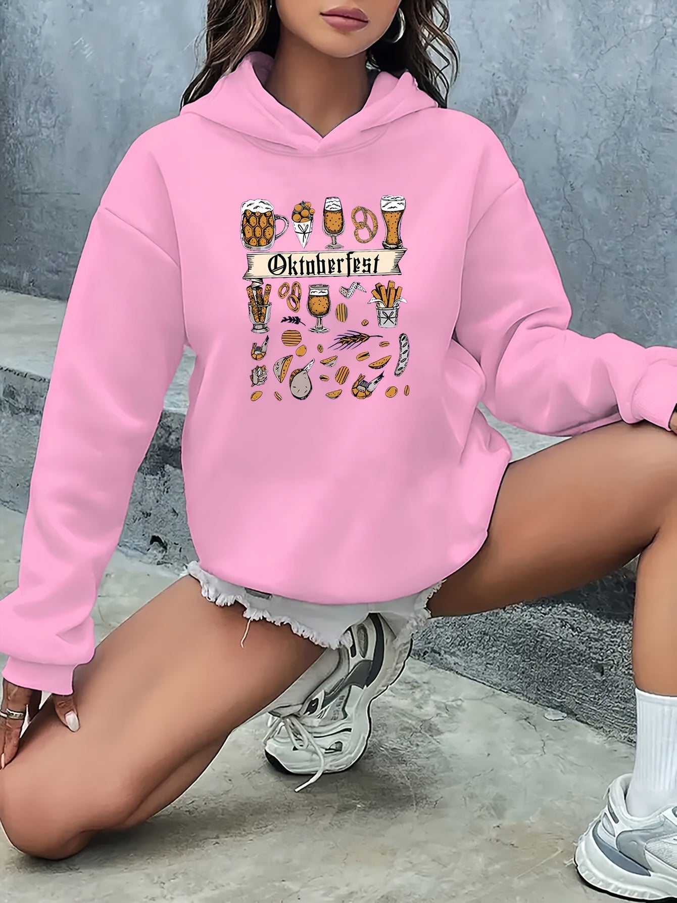 Bavaria Spirit Dames Hoodie Anna – Oktoberfest Warm für Herbst & Winter