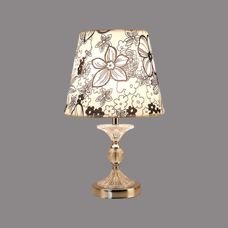 LuminArts - Stilvolle Tischleuchte mit floralem Design