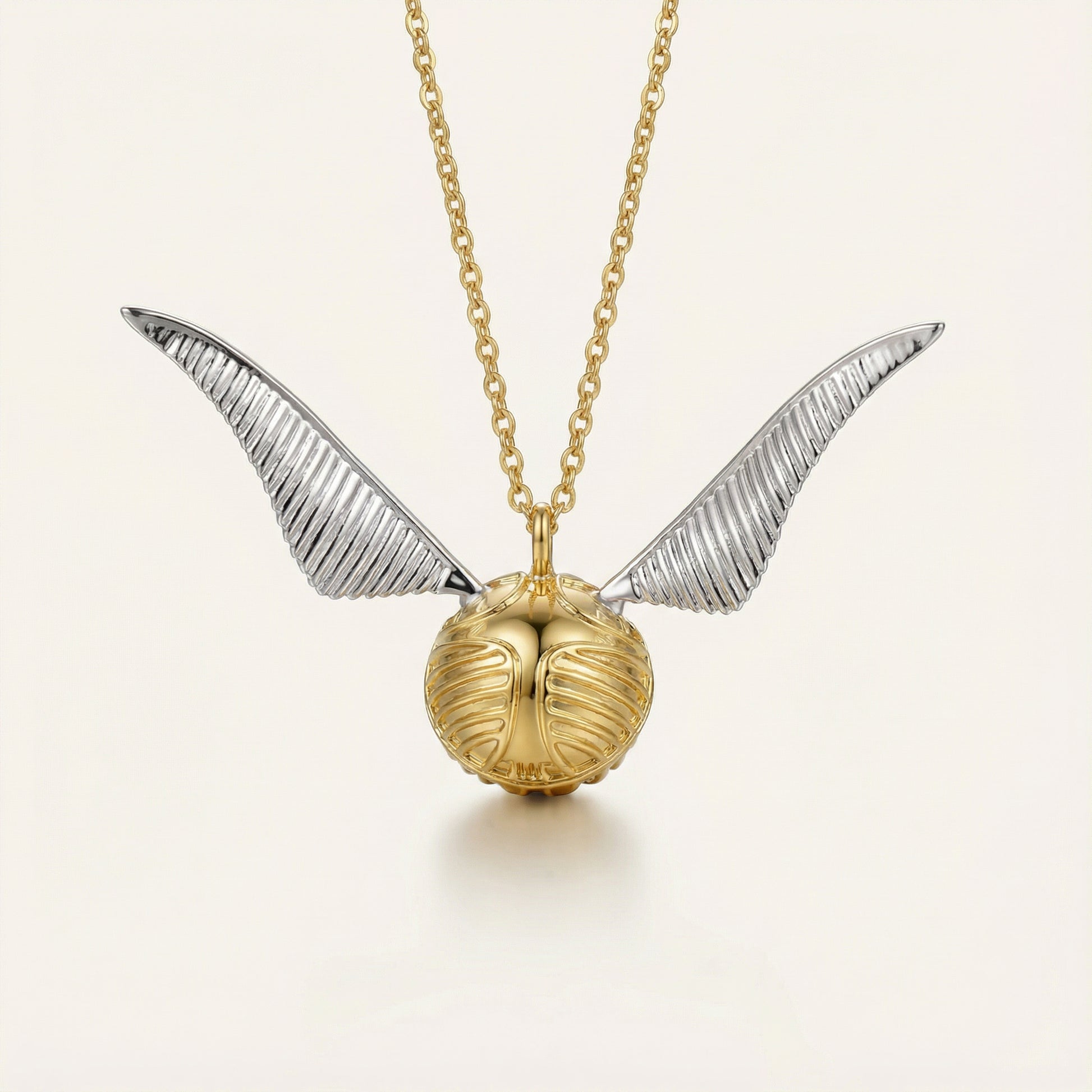 Ringbox Mit Flügelmechanik Vergoldet