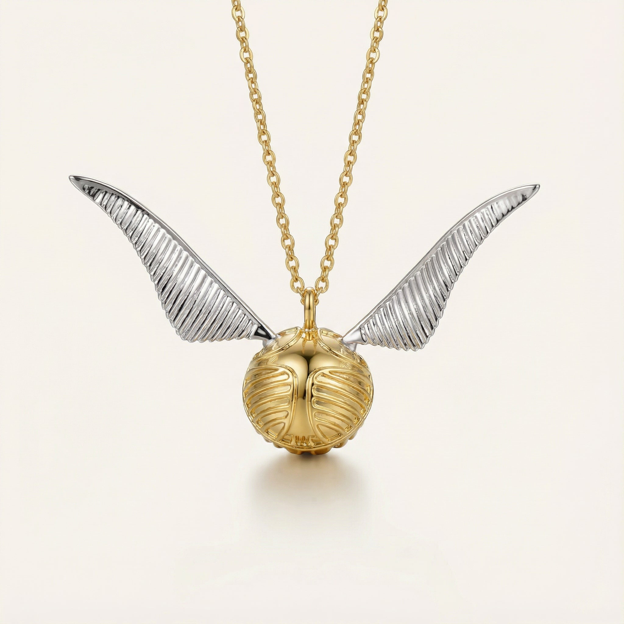 Ringbox Mit Flügelmechanik Vergoldet