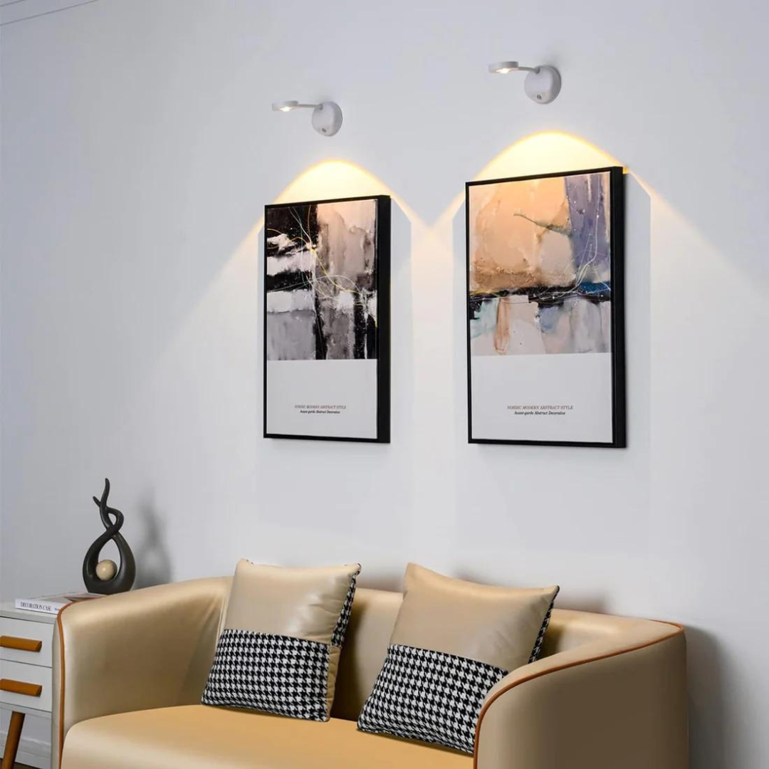 Kabelloser LED-Strahler - 360° drehbar & dimmbar mit Bewegungssensor