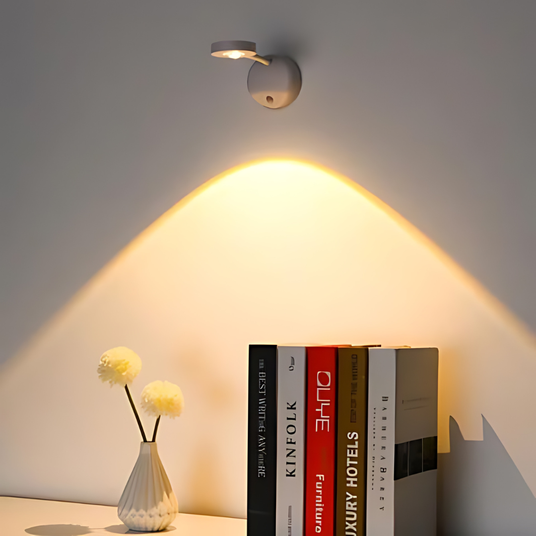 Kabelloser LED-Strahler - 360° drehbar & dimmbar mit Bewegungssensor