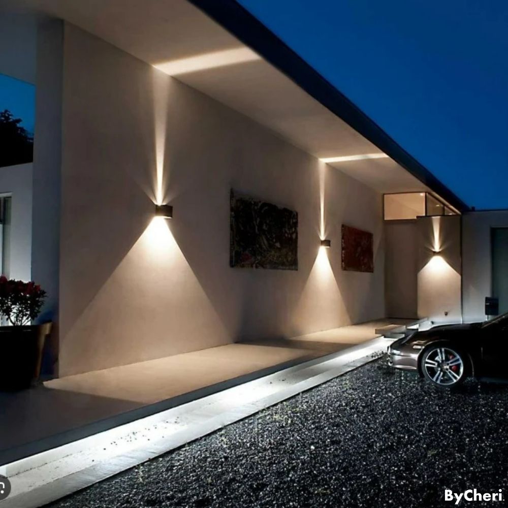LED Wandleuchte – Wasserdichte IP65 Up & Down Lampe für Innen & Außen