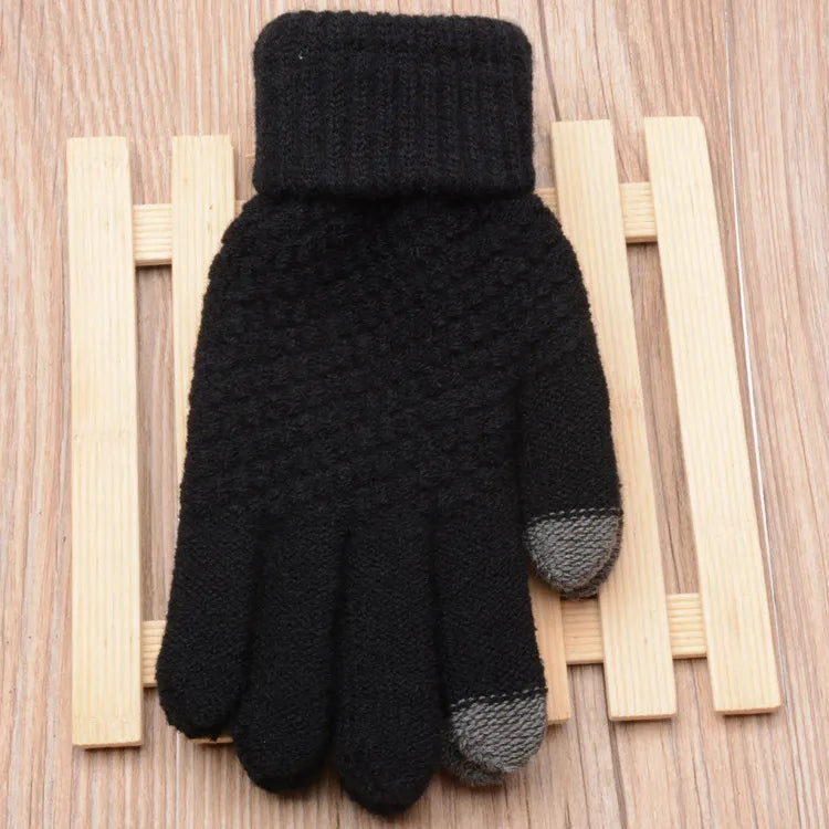 Gestrickte Touchscreen-Handschuhe für Frauen - Amara