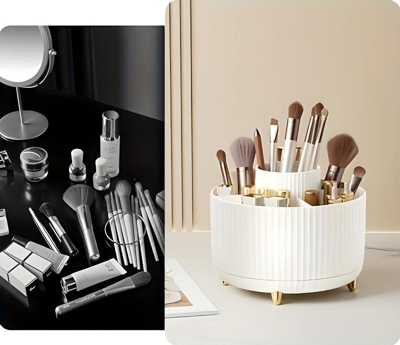 360° drejelig organizer - kompakt og stilfuld til kosmetik