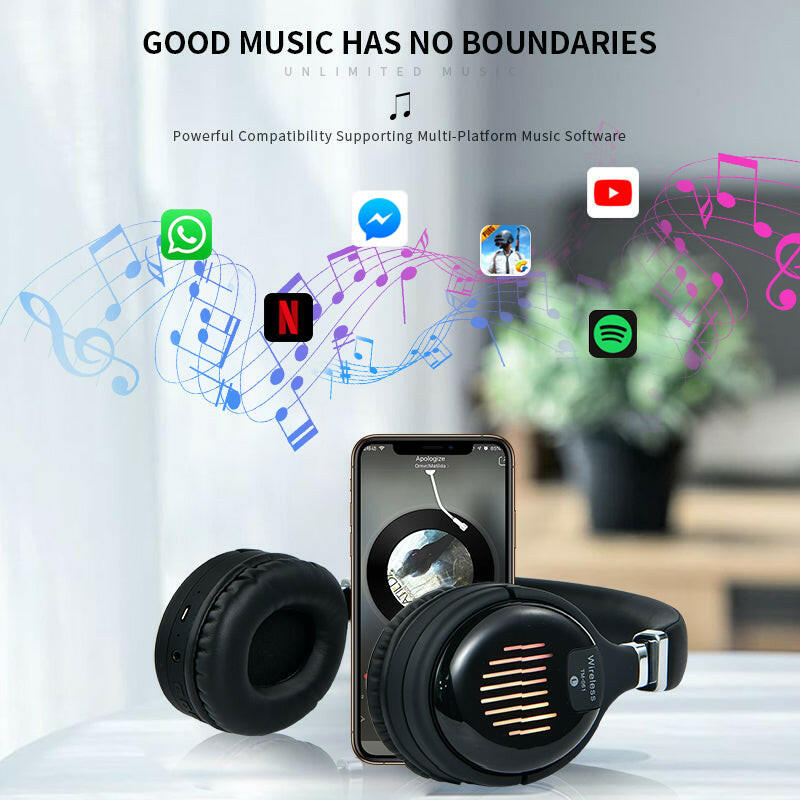 Devako Echtes Wireless TM061 BT5.0 Headset Gaming Headset