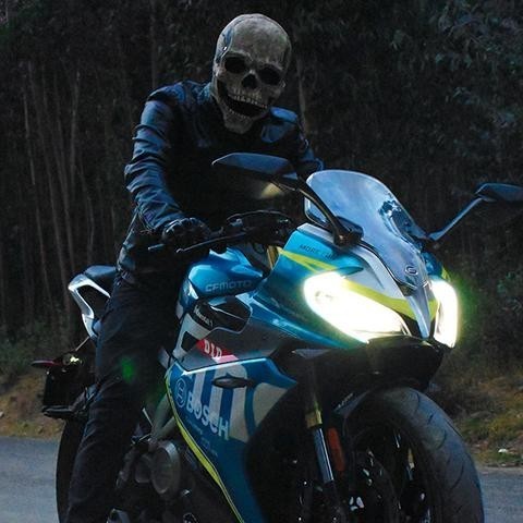Maschera teschio - maschera spaventosa realistica per festa e cosplay