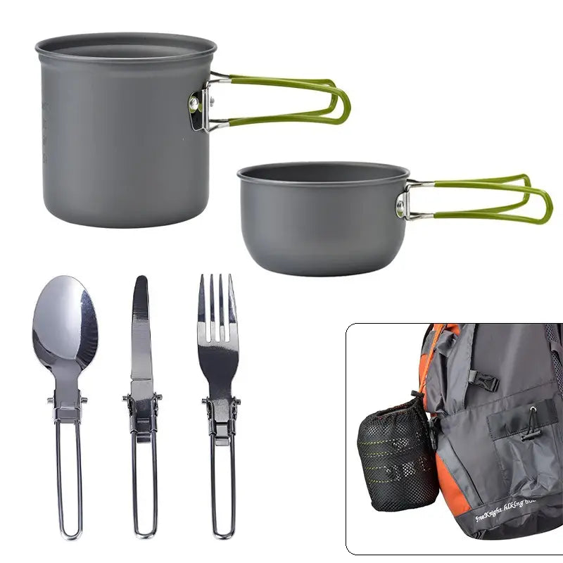 Devako Alu | Faltbares Aluminium-Kochgeschirr-Set