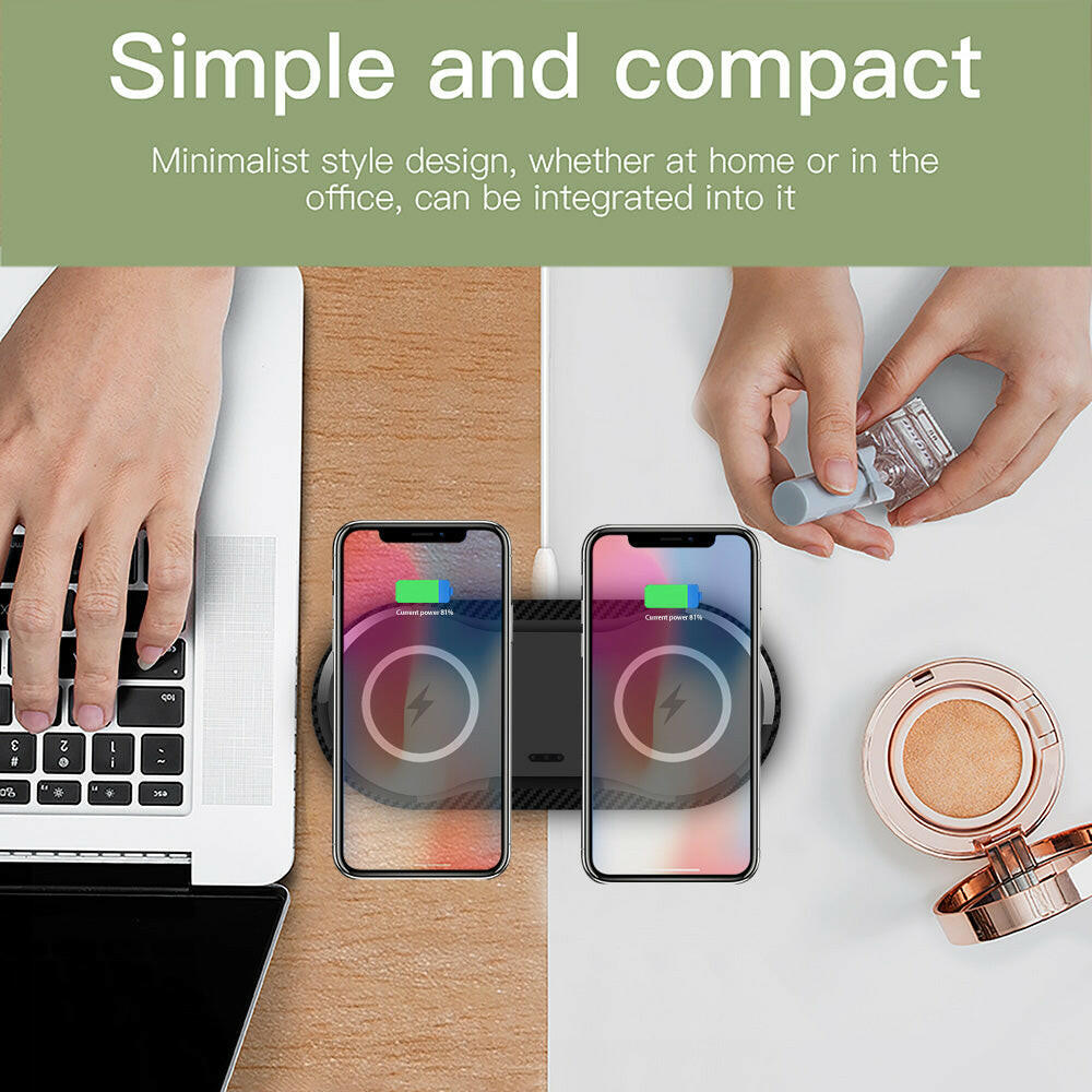 Devako Wireless Charger Duales Ladegerät für Mobiltelefone