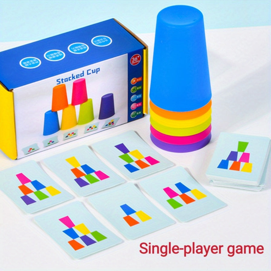 Pädagogisches Stacking Cup Puzzle Spiel - StackSmart