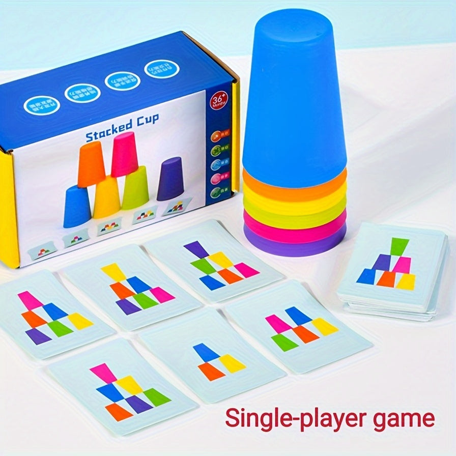 Pädagogisches Stacking Cup Puzzle Spiel - StackSmart