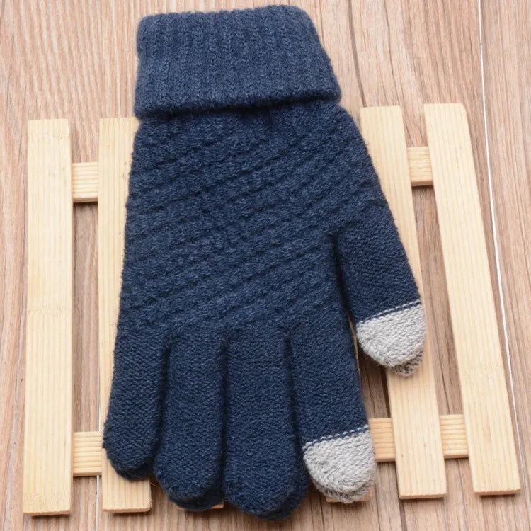 Gestrickte Touchscreen-Handschuhe für Frauen - Amara