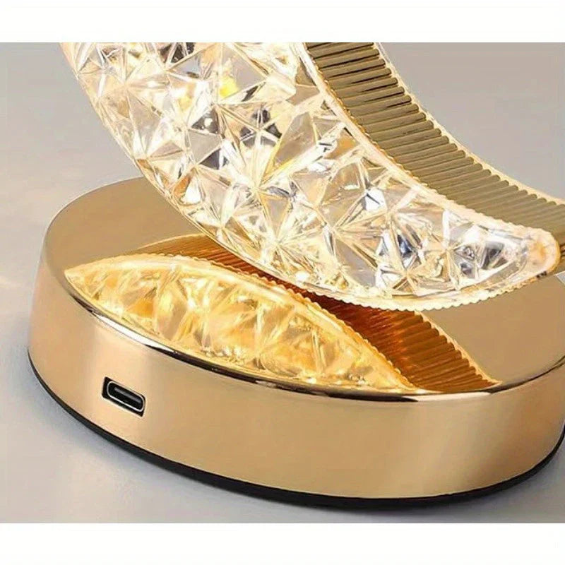 Celestia Kristall Tischlampe - Magie mit Dimmfunktion für jeden Raum