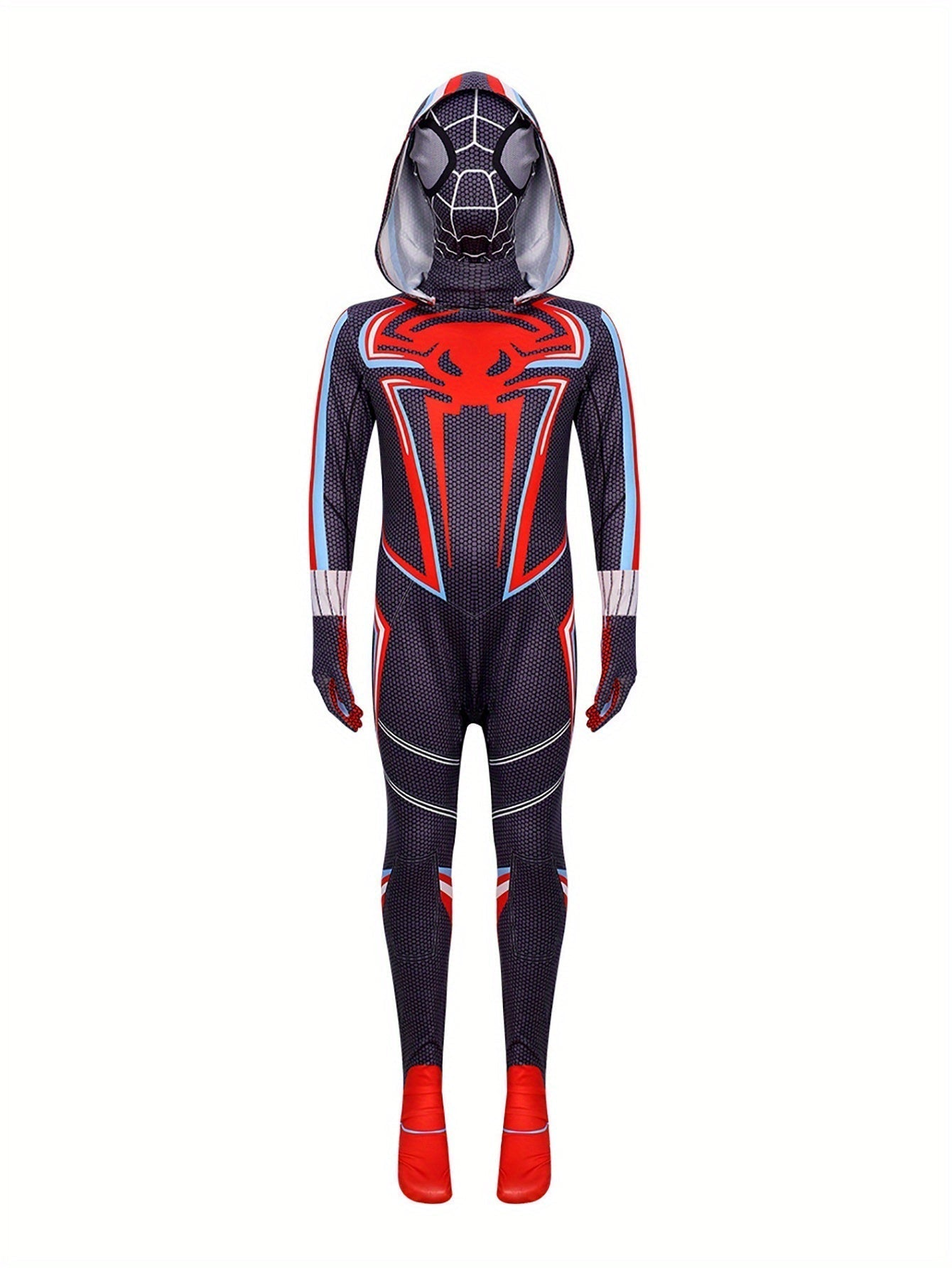 RedVex – Superheldenkostüm mit Maske und Handschuhen – Kinder