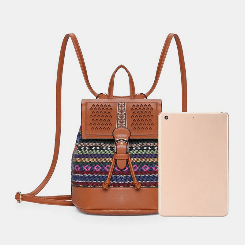 Devako Aetha - Rucksack für Frauen mit geometrischem Muster