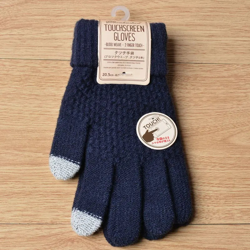 Gestrickte Touchscreen-Handschuhe für Frauen - Amara