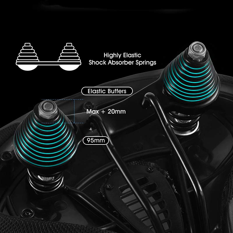 Devako Westbiking Extra Wide Bicycle Saddle - Ultimativer Komfort und Schmerzlinderung