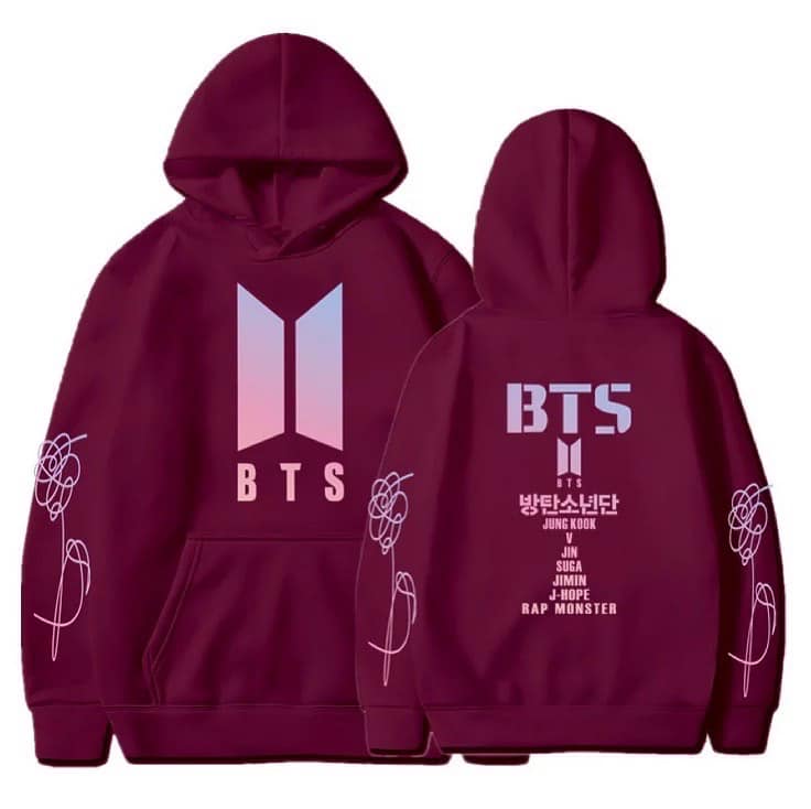 Devako BTS Sweatshirt mit Kapuze Casual Hoodie Cosplay Jas Top