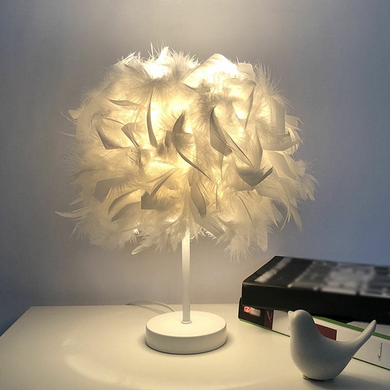 FeatherGlow - Feathers Wide Spherical Tischleuchte