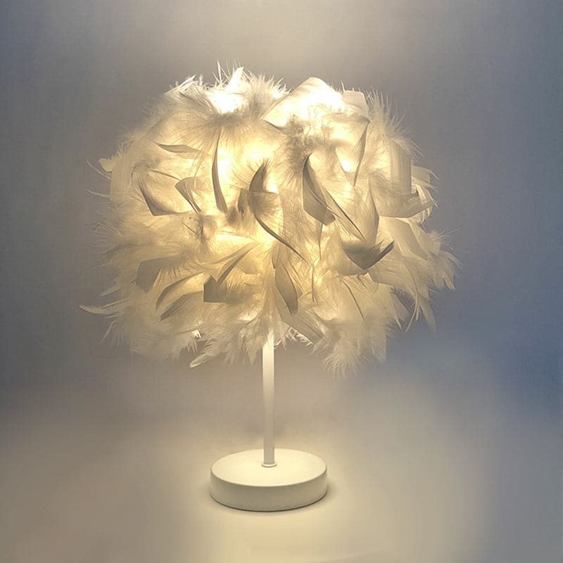 FeatherGlow - Feathers Wide Spherical Tischleuchte