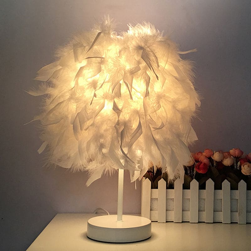 FeatherGlow - Feathers Wide Spherical Tischleuchte