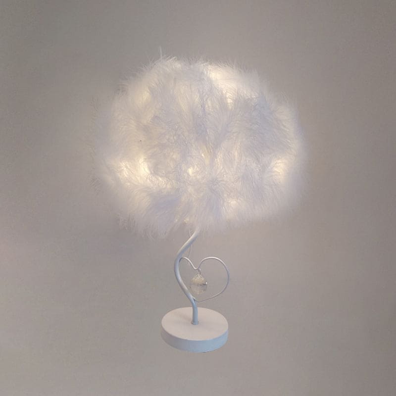 EvoGlow - Skandinavische romantische Feather Cloud Tischleuchte