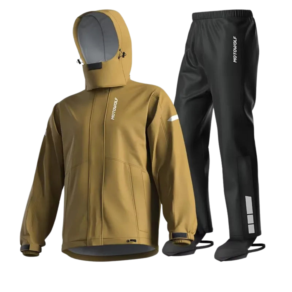 Imperméable pour motards – Étanche, Respirant, Ensemble avec veste et pantalon
