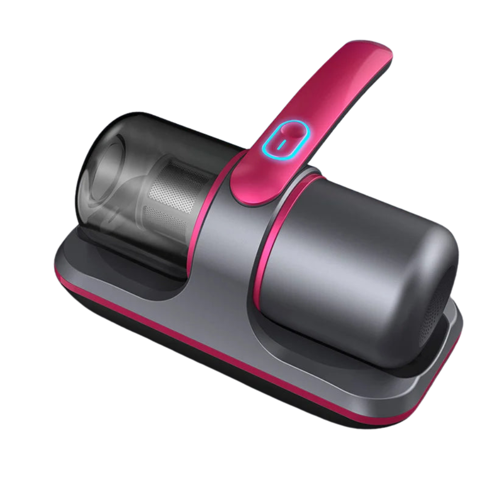 Aspirateur à main sans fil pour élimination des acariens avec lumière UV, 12 kPa, adapté aux allergiques