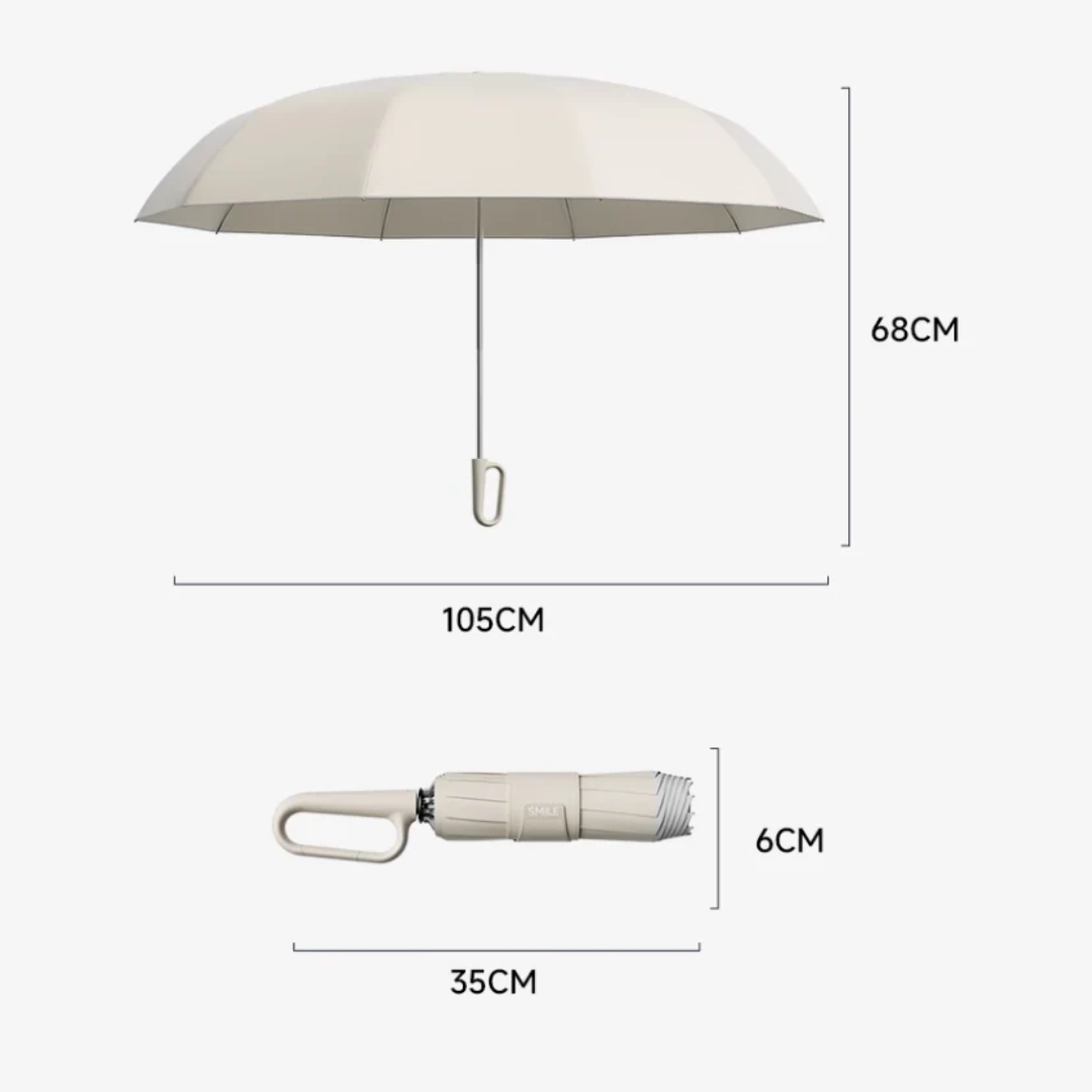 Ultra winddichter Regenschirm - Reflektierend und automatisch