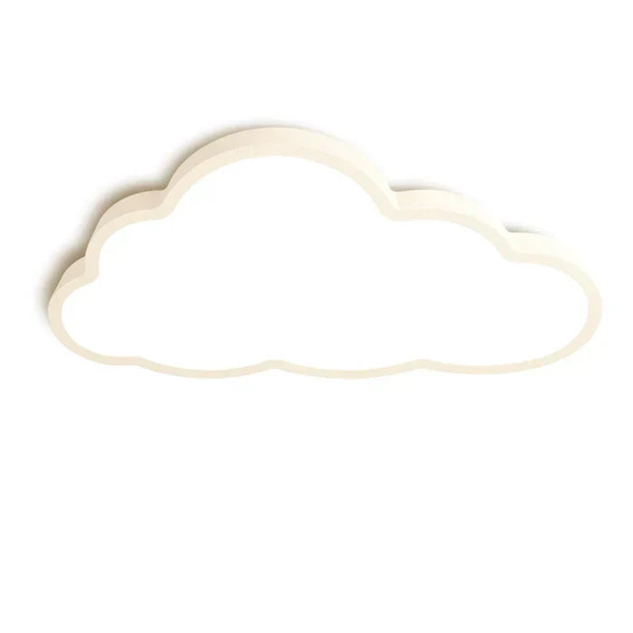 LumiCloud – LED børneværelsesloftlampe sky-design – varm hvid