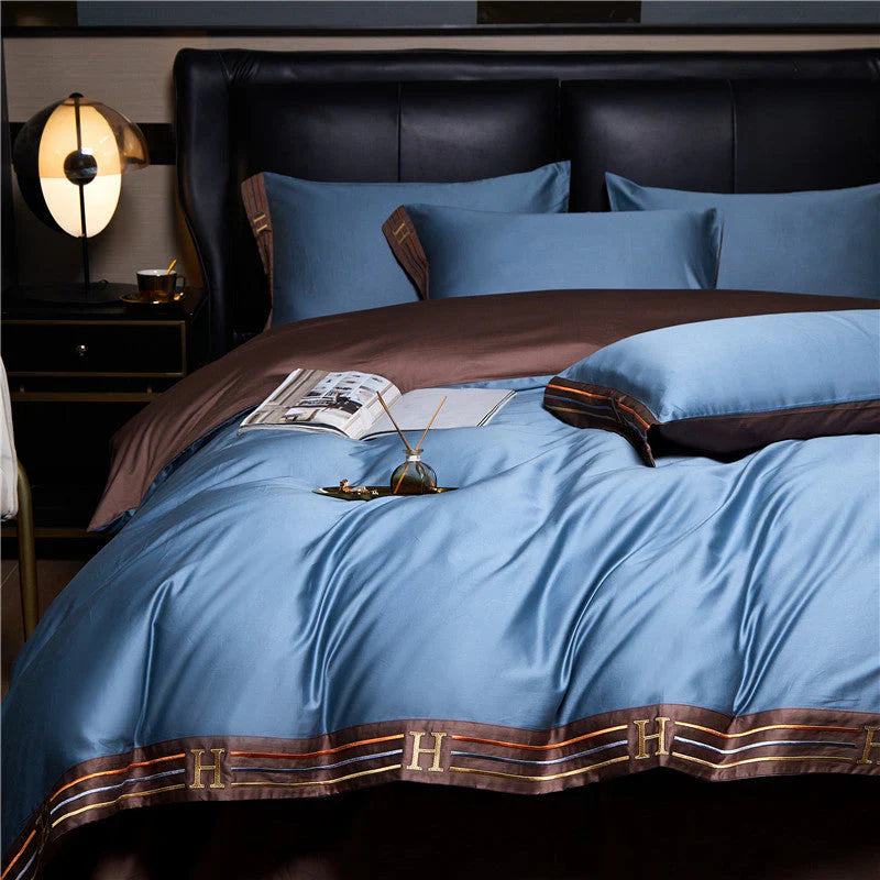 Luxus-Satin-Bettwäsche 4-teiliges Set - OpulenceSleep