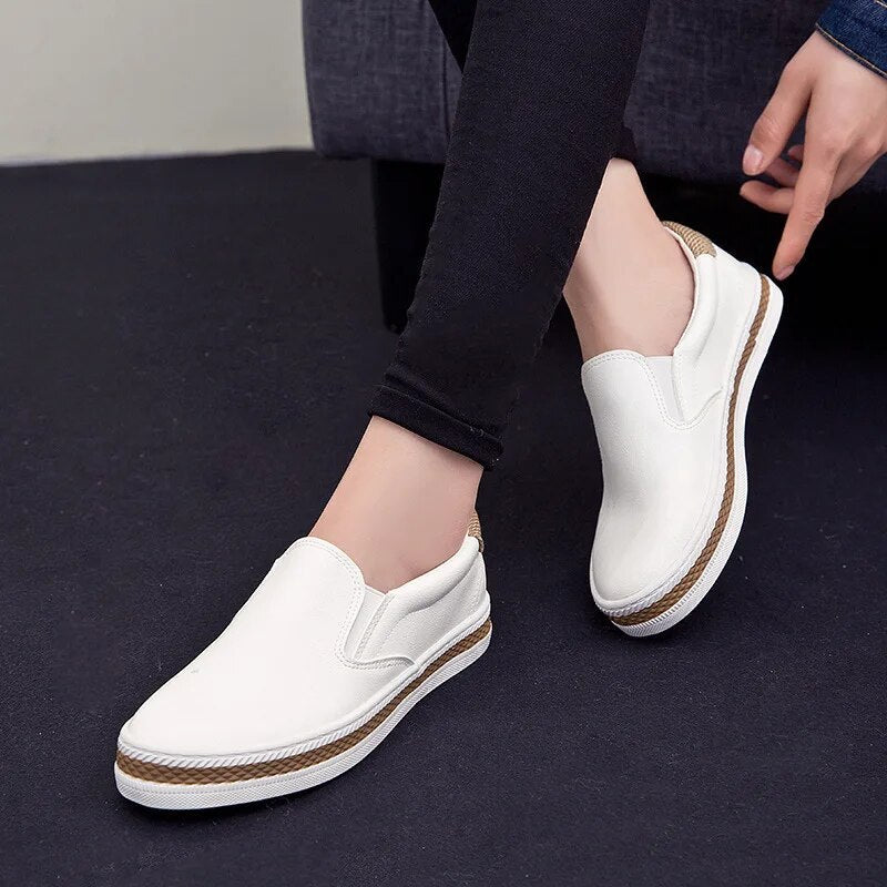 Aileen - Anspruchsvolle und Opulente Loafers aus Leder